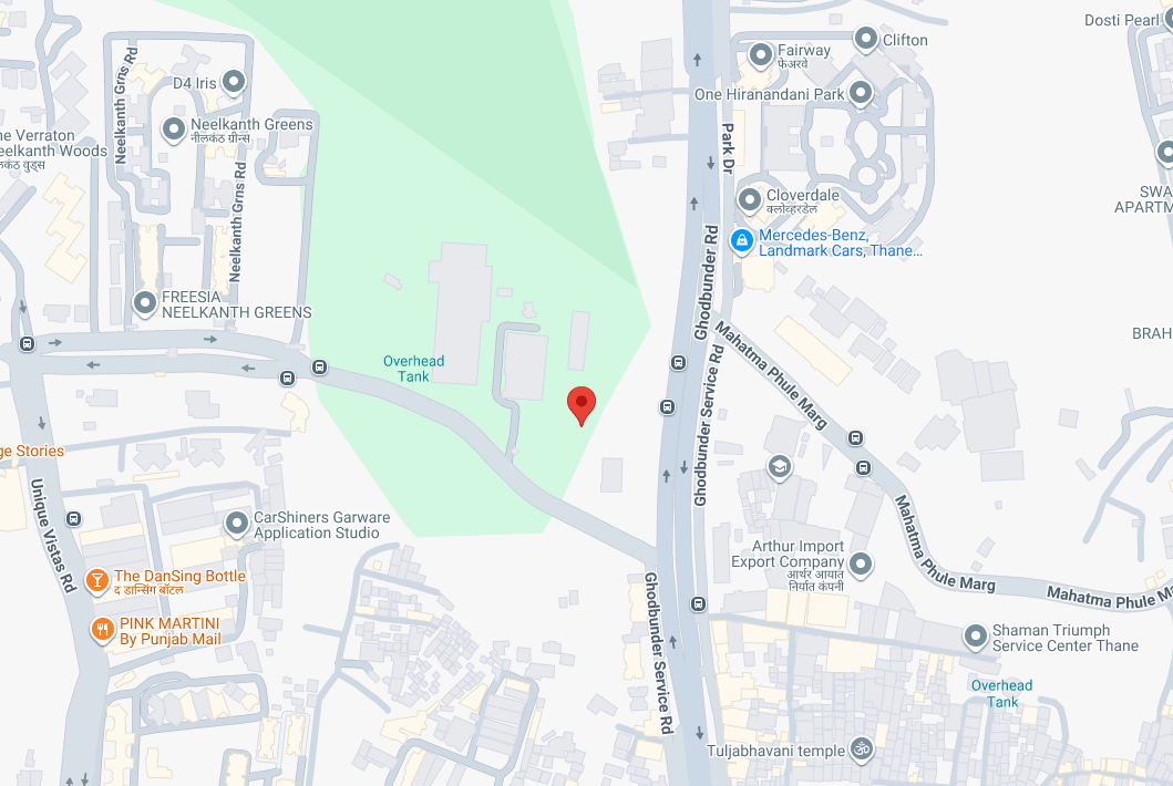 Godrej Manpada Thane Location Map